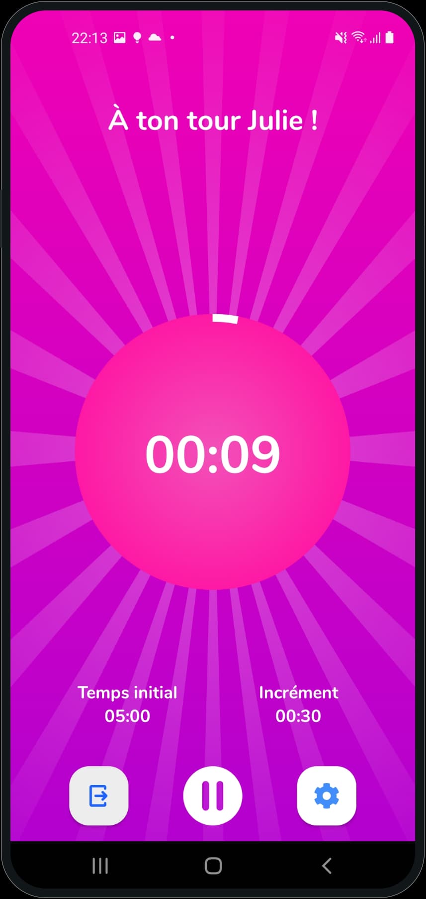 Remaining time