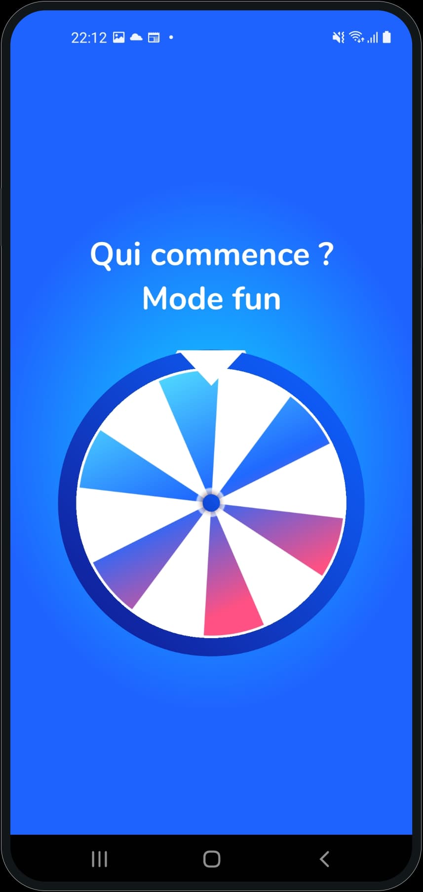 GameTime — starting player wheel