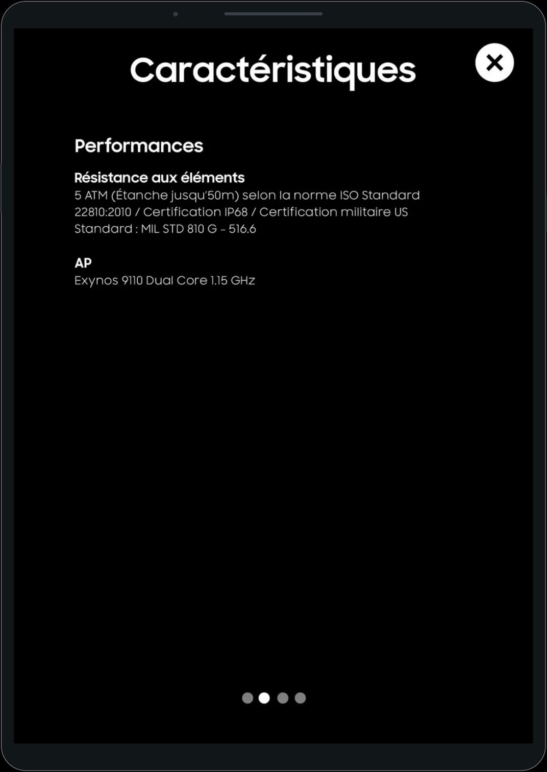 Performances
