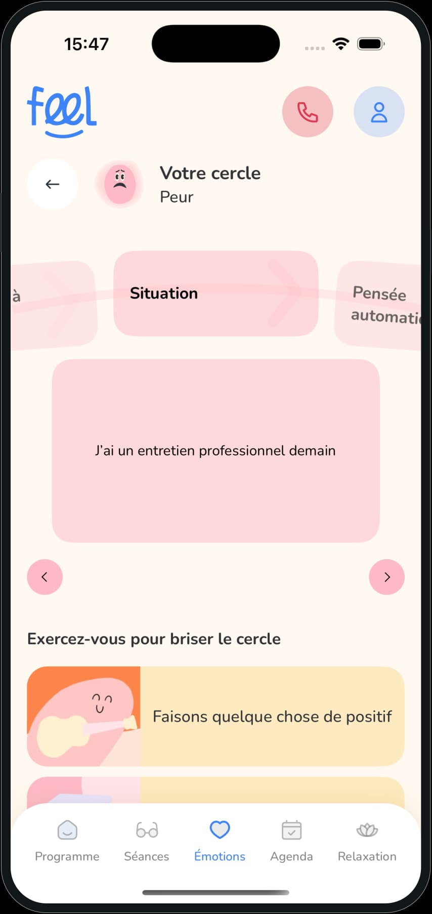 Cercle émotionnel